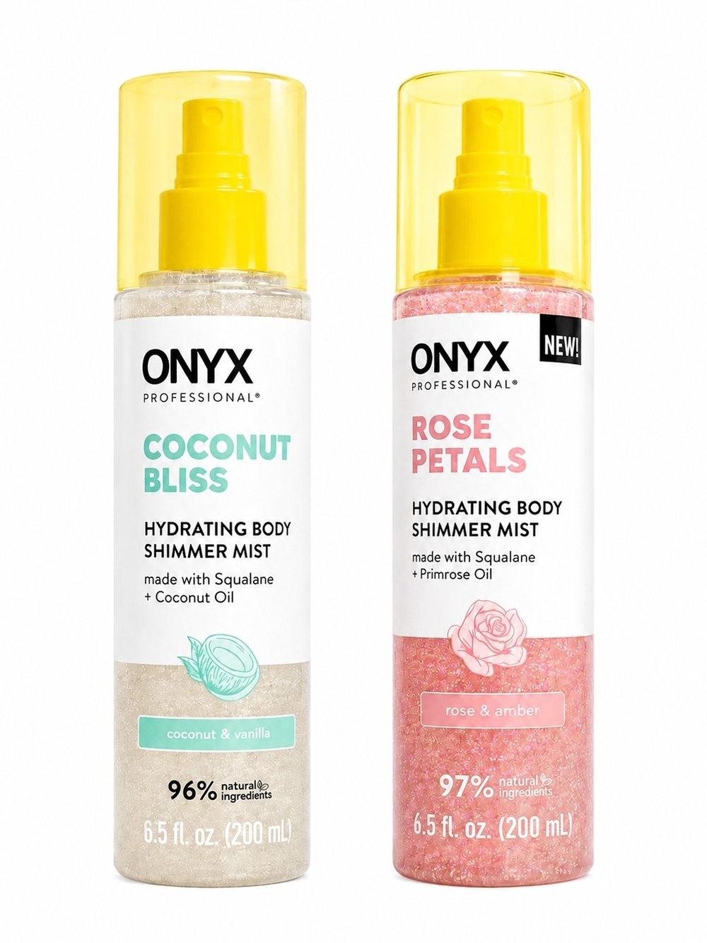 ONYX Professional Hydrating Body Shimmer Mist - Coconut Bliss (Gold Shimmer)